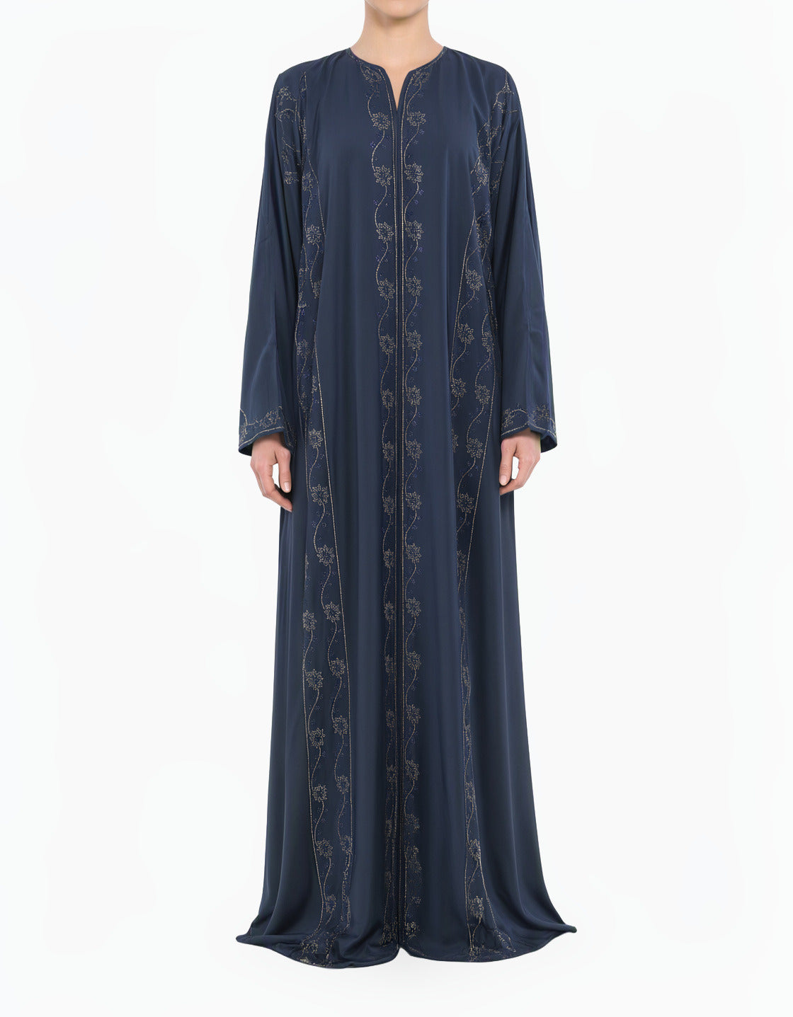 Navy Glamour Dubai abaya set