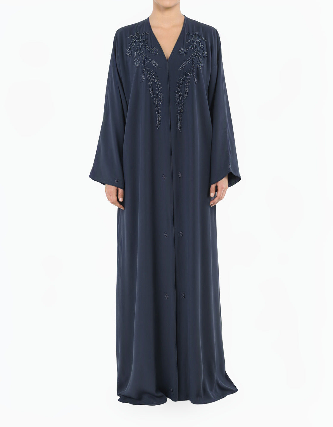 Navy jamila Dubai abaya set