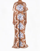 Caramel Pinwheel Bati Dress