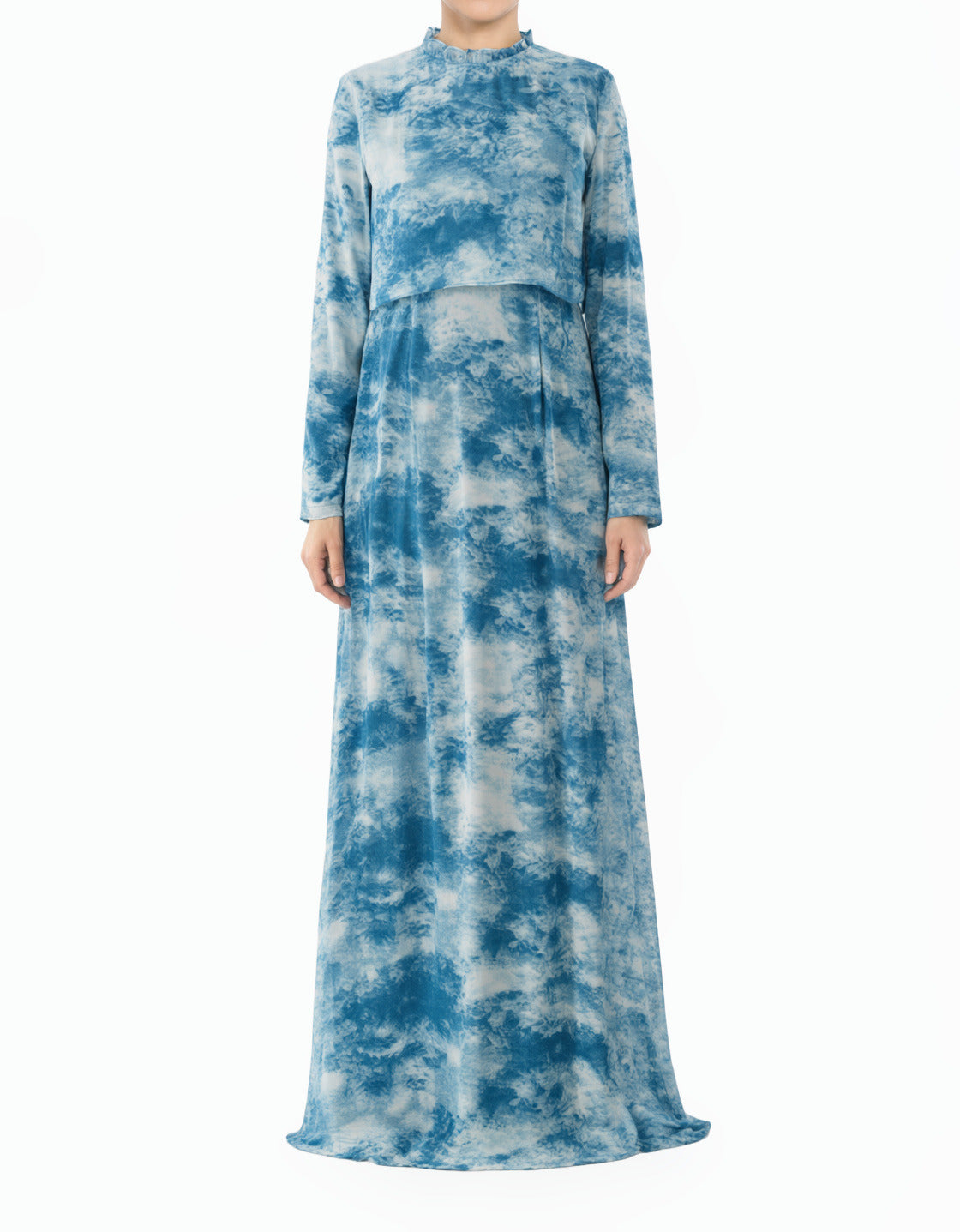 Cloud 9 Chiffon Modest Maxi Dress