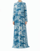 Cloud 9 Chiffon Modest Maxi Dress