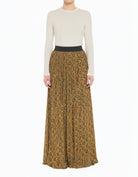 Dark Mustard Moroccan Modest Maxi Skirt