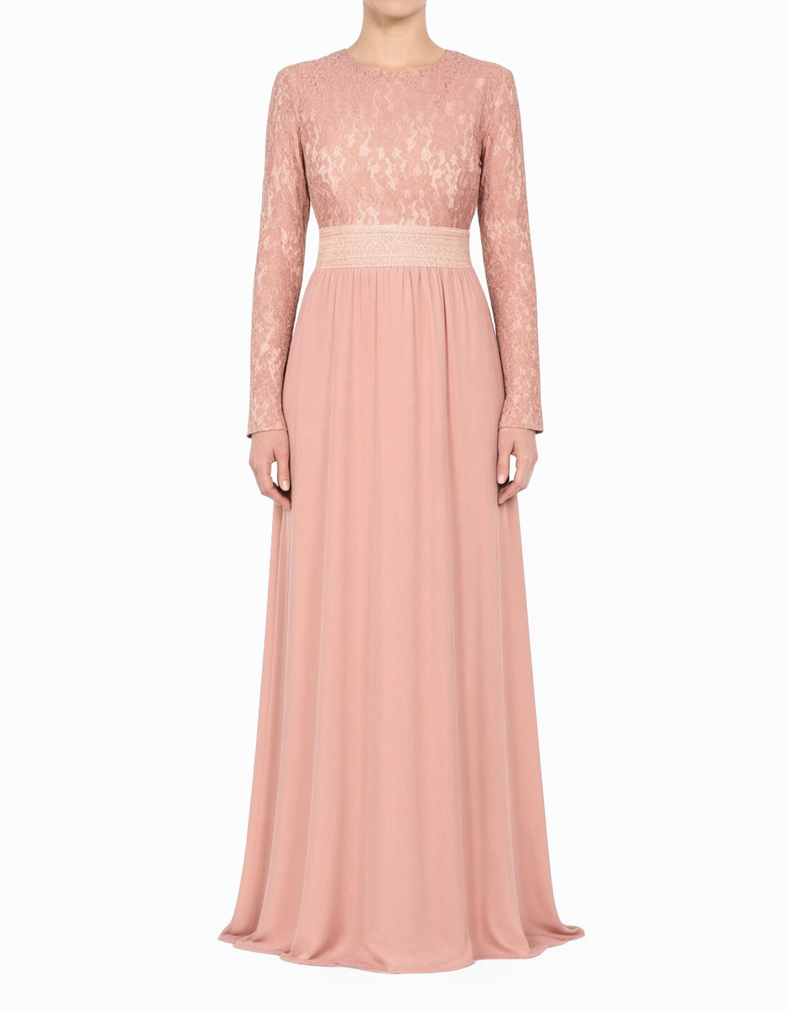 Mauve Dreaming Lilliana Modest Maxi Dress
