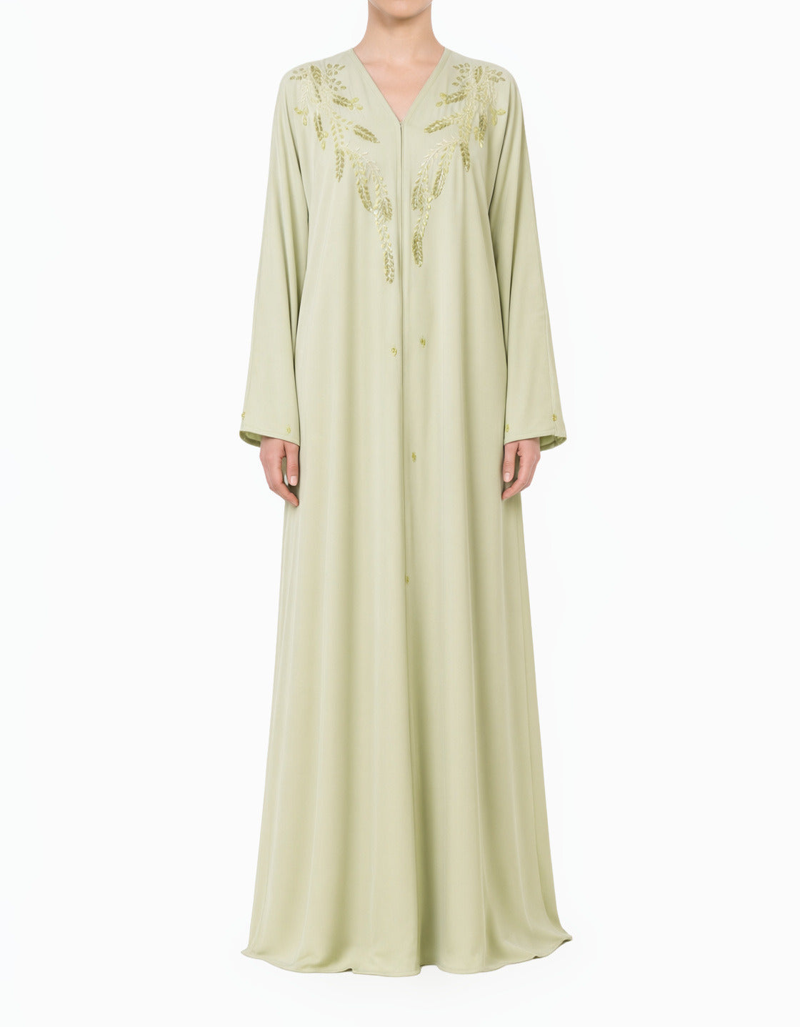 pretty Sage Dubai abaya set
