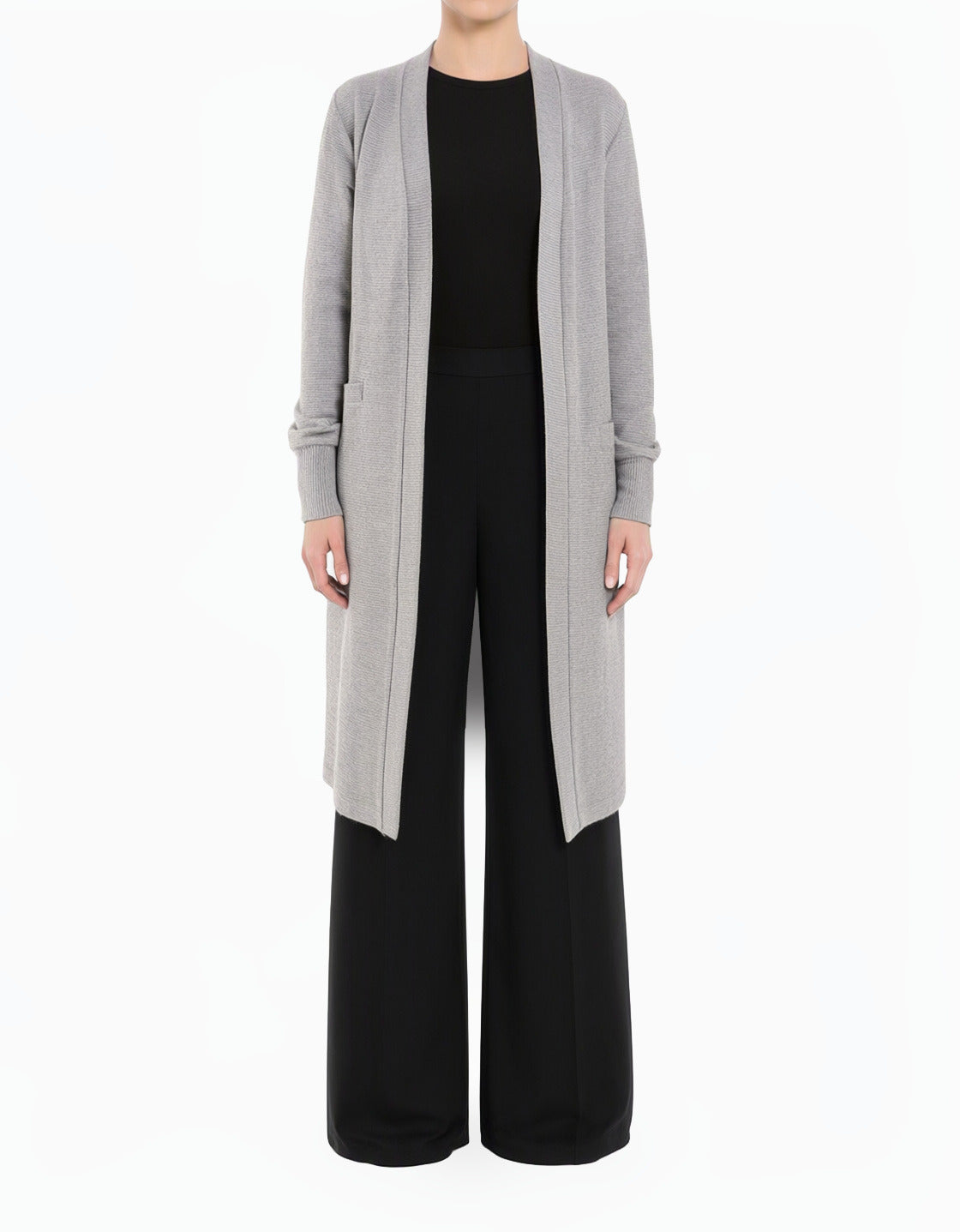 Gray cozy signature sweater