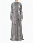 Gray Pretty Malika sequin satin