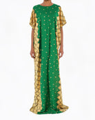 Green nuriyah Print Bati Dress