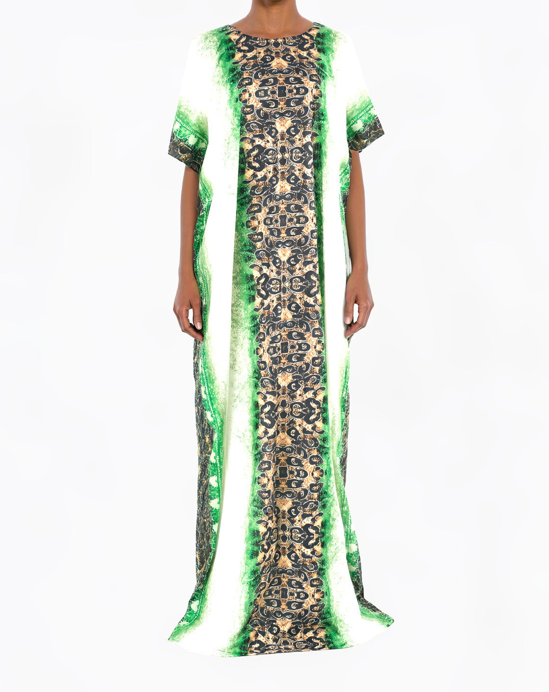 Green pretty aztec Bati Dress