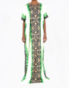 Green pretty aztec Bati Dress