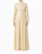 Coquette Ivory Lace Modest Maxi Dress