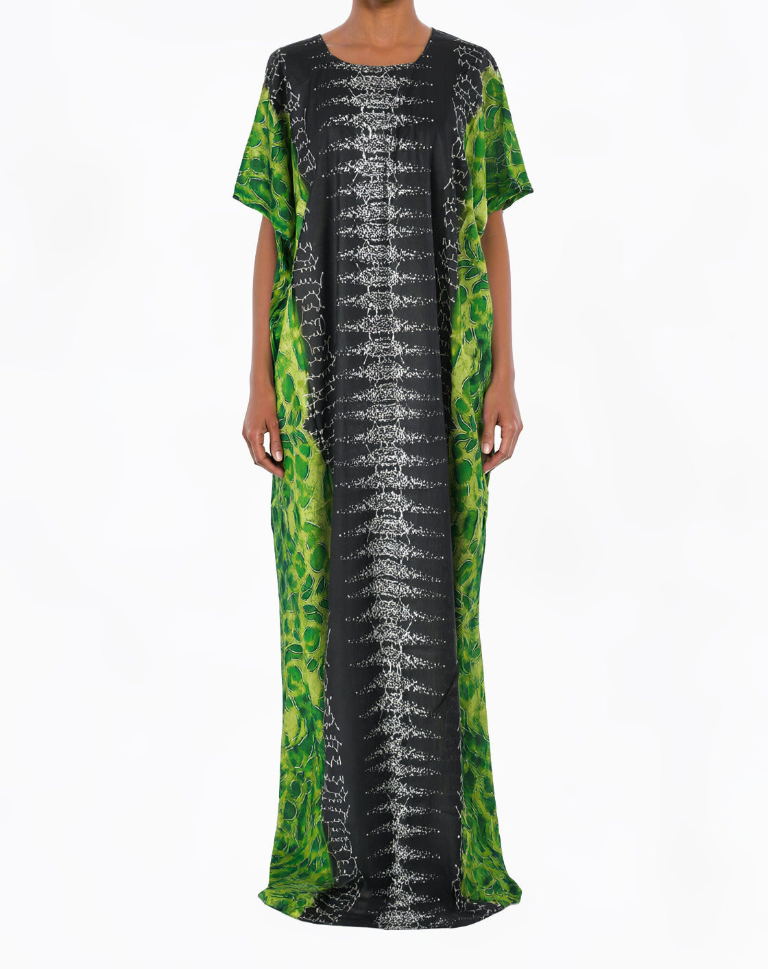 Jade Lattice Bati Dress