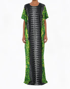 Jade Lattice Bati Dress