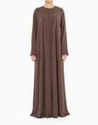 Elegant Brown Sugar Dubai abaya set