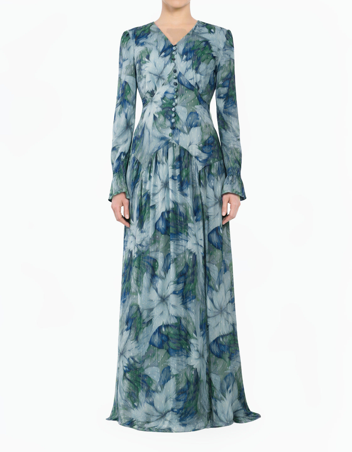 Maryama Floral Modest Maxi Dress