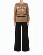Mocha Modest Chic sweater