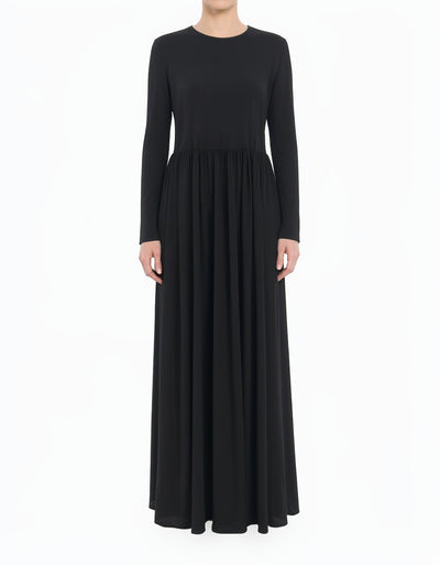 Black original Milk Silk Maxi Dress ( TALL)