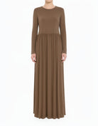 Mocha ORIGINAL Milk Silk Maxi Dress