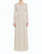 Vanilla Original Milk Silk Modest Maxi Dress