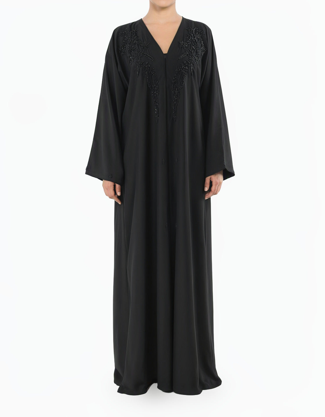 Black jamila Dubai abaya set
