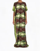 Olive Green orbiting beauty Bati Dress