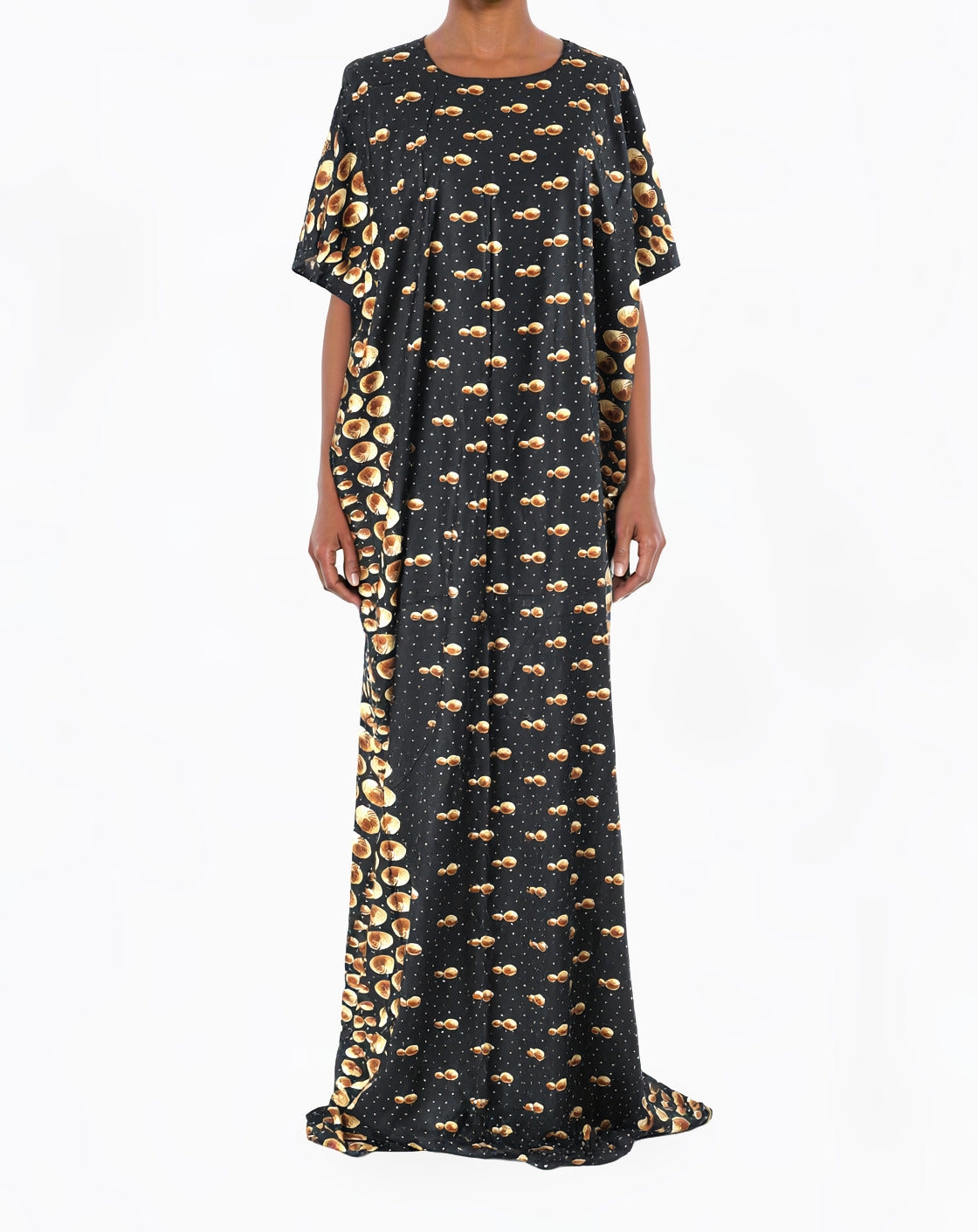 Onyx Polka Bati Dress