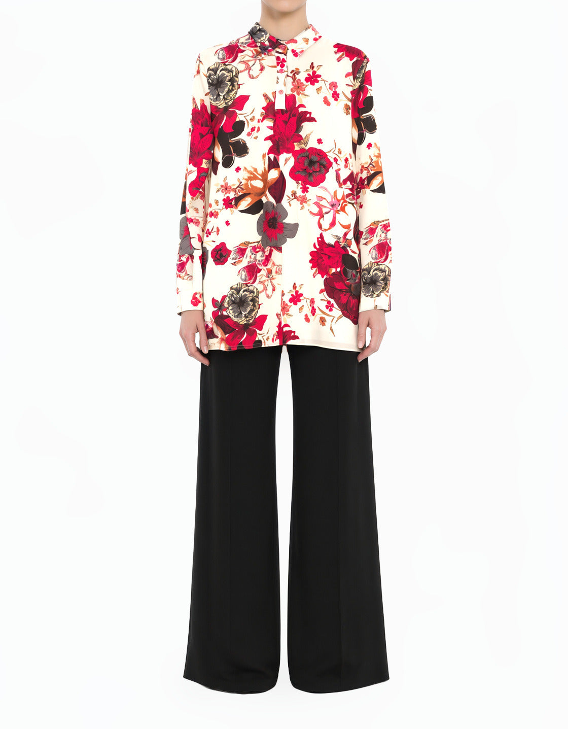 Pink Floral Tunic Modest top