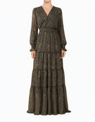 Pretty Petite Tiered Modest Maxi Dress