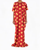 Red Aminah Bati Dress