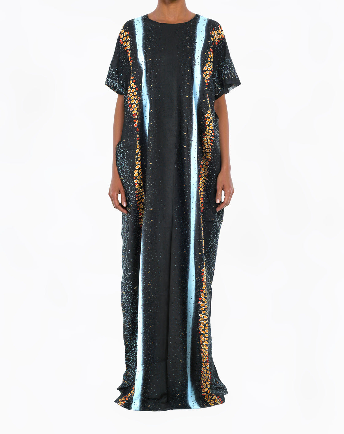 Sable Stripe Bati Dress