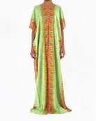 sage/orange justina Bati Dress