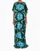 Sapphire Rosette Bati Dress