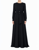 Black Simple and Chic Modest maxi dress