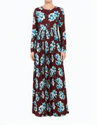 The Pleasant Pleated Modest Maxi Dress