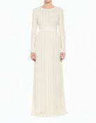 White Too Cute ruffle mania maxi dress