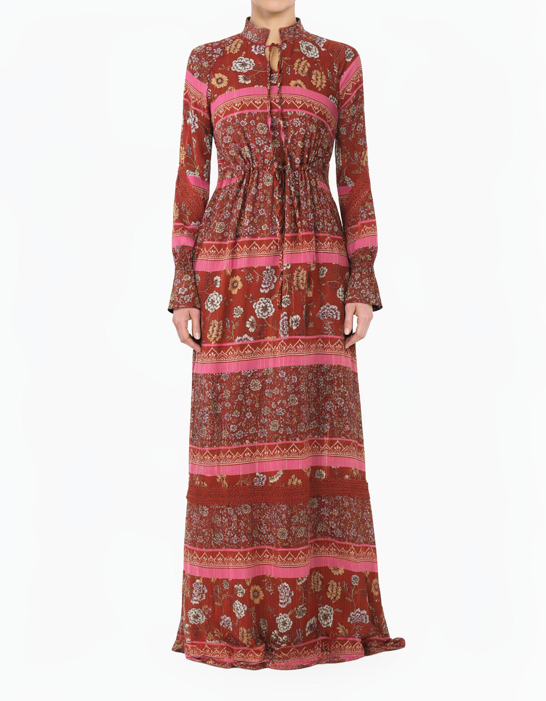 Valentina Long Sleeve Modest Maxi Dress
