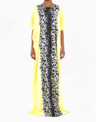 Yellow Leopard splash Bati Dress