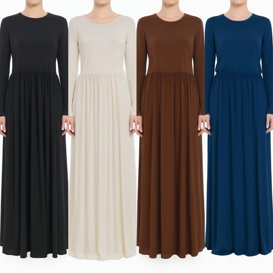 Milk silk maxi dresses are back and selling out fast