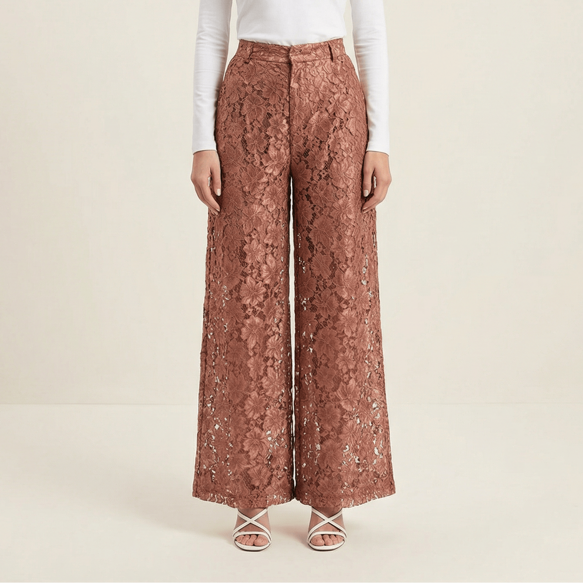 Lace modest trousers (Petite) Kabayare