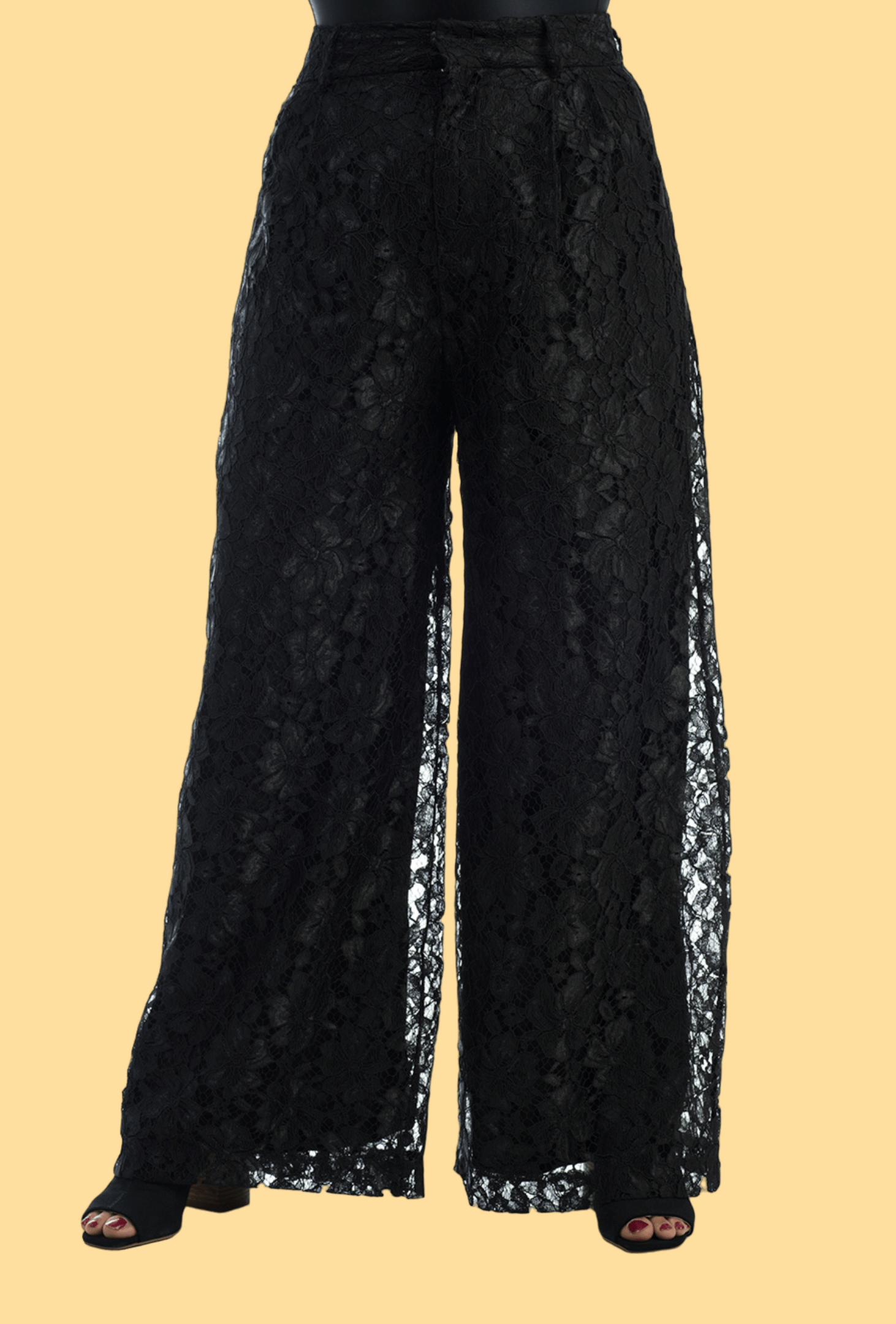 Lace modest trousers (Petite) Kabayare