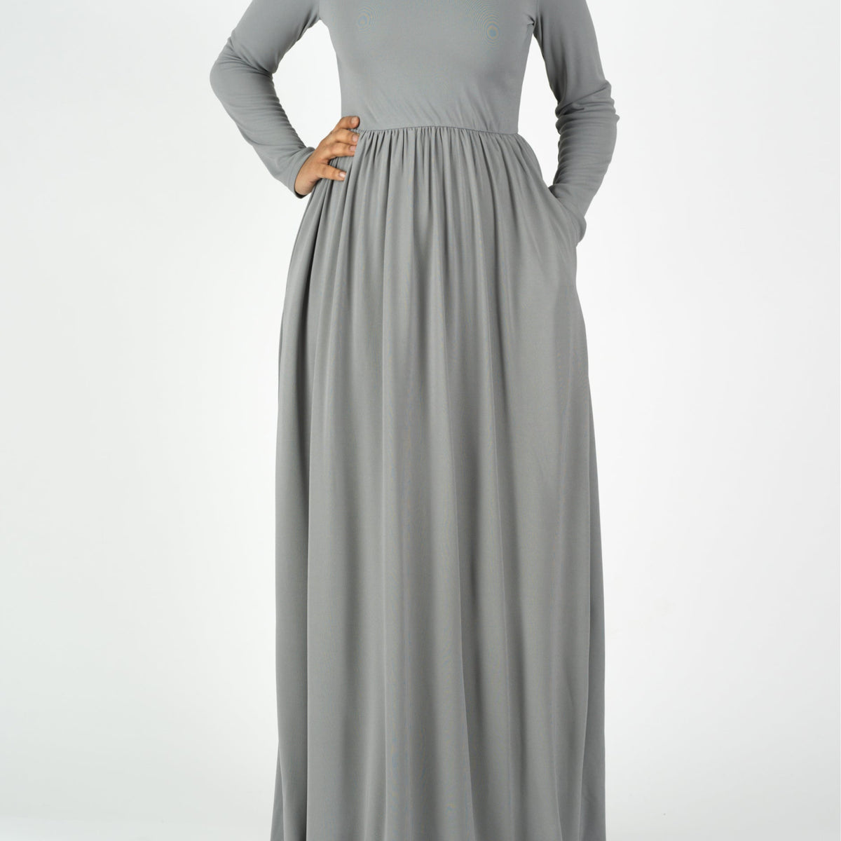 Light Gray ORIGINAL Milk Silk Maxi Dress | Dress | Kabayare Light Gray ORIGINAL Milk Silk Maxi Dress | Dress | Kabayare