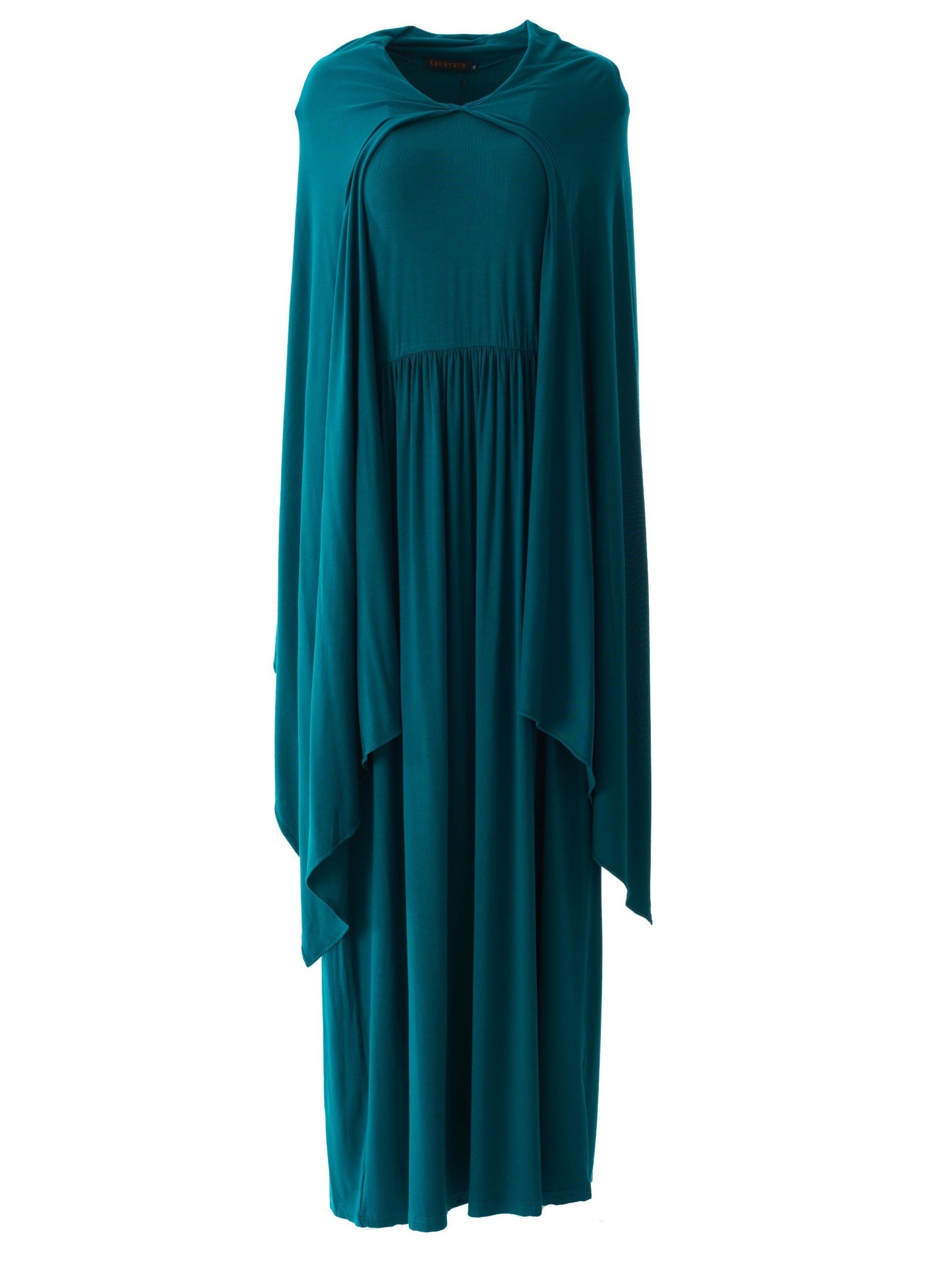 Limited edition Jersey maxi dress with attached Hijab Kabayare