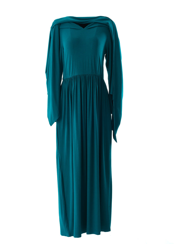 Limited edition Jersey maxi dress with attached Hijab Kabayare