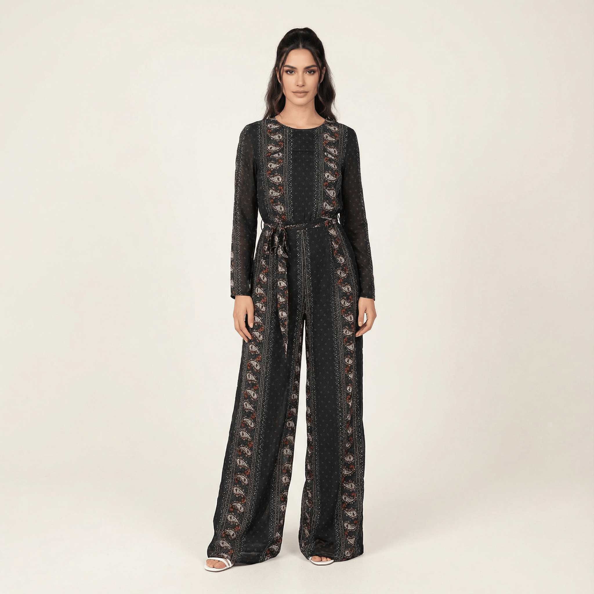 Love paisley print jumpsuit Kabayare