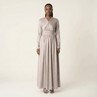 Love story satin maxi dress Kabayare