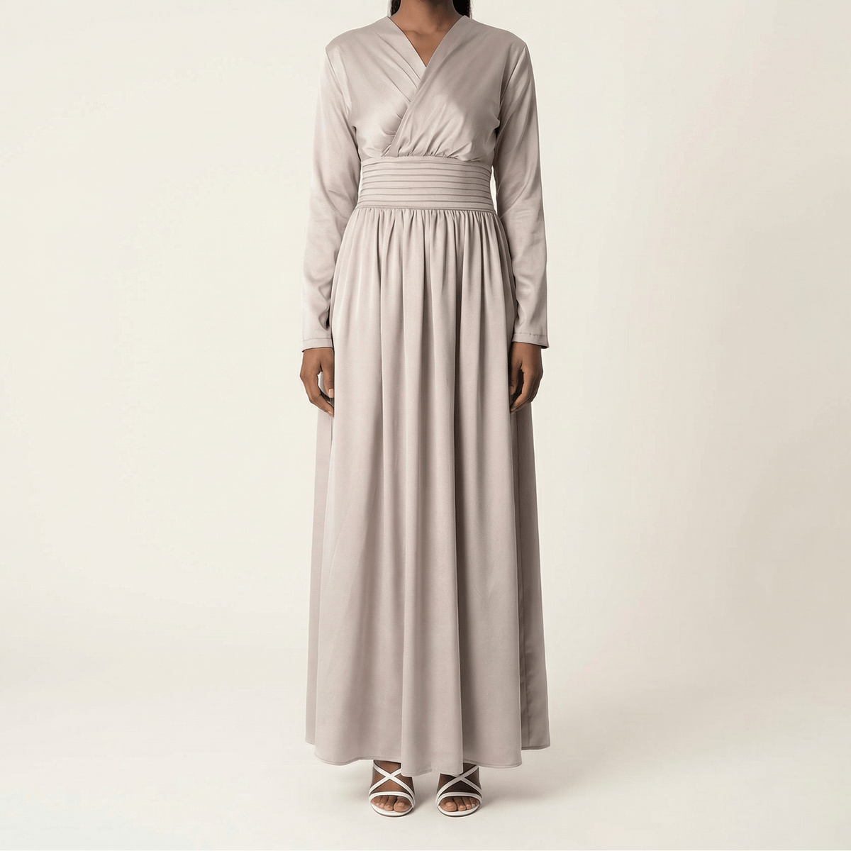 Love story satin maxi dress Kabayare