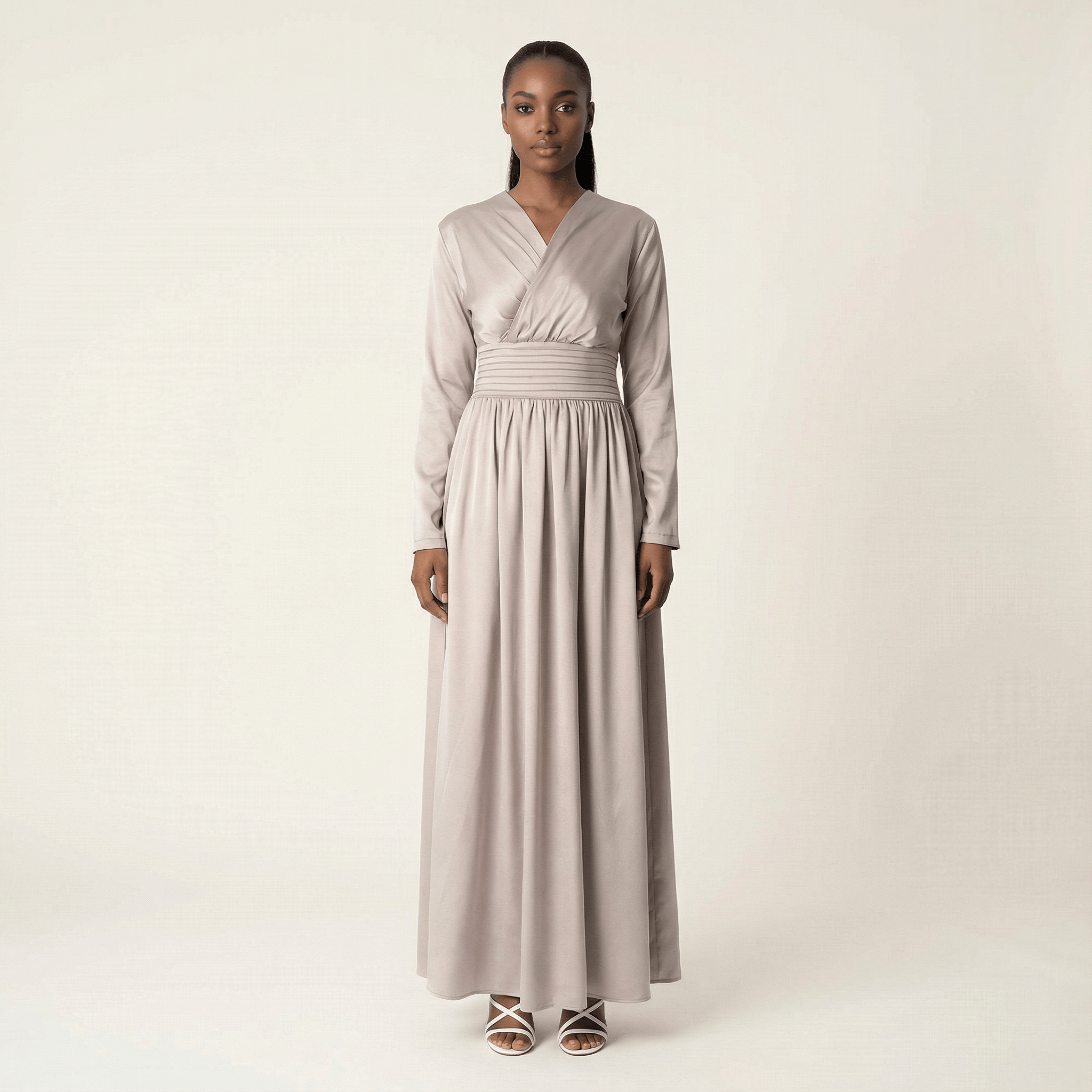 Love story satin maxi dress Kabayare