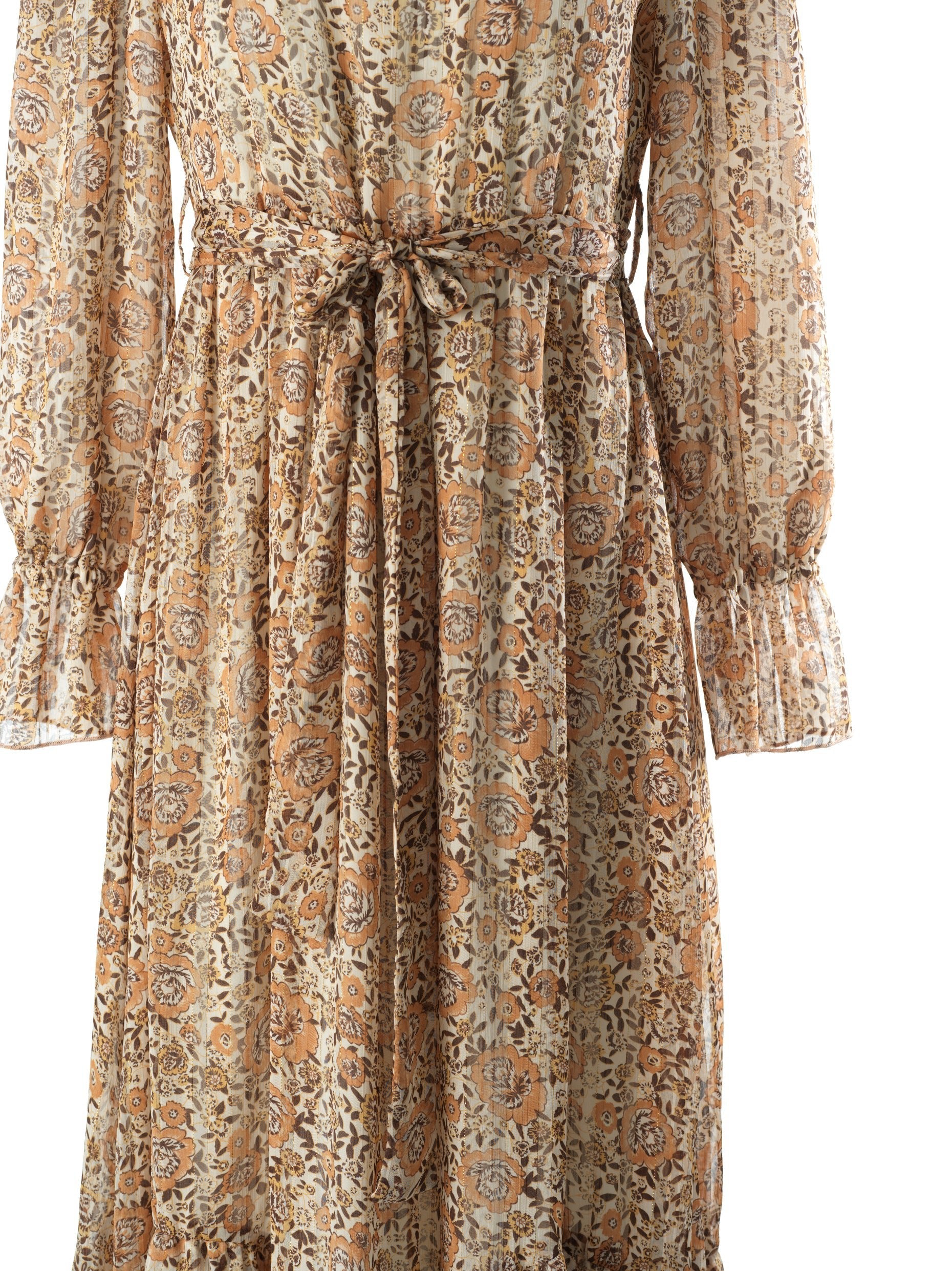 Madrid romance long sleeve maxi dress Kabayare