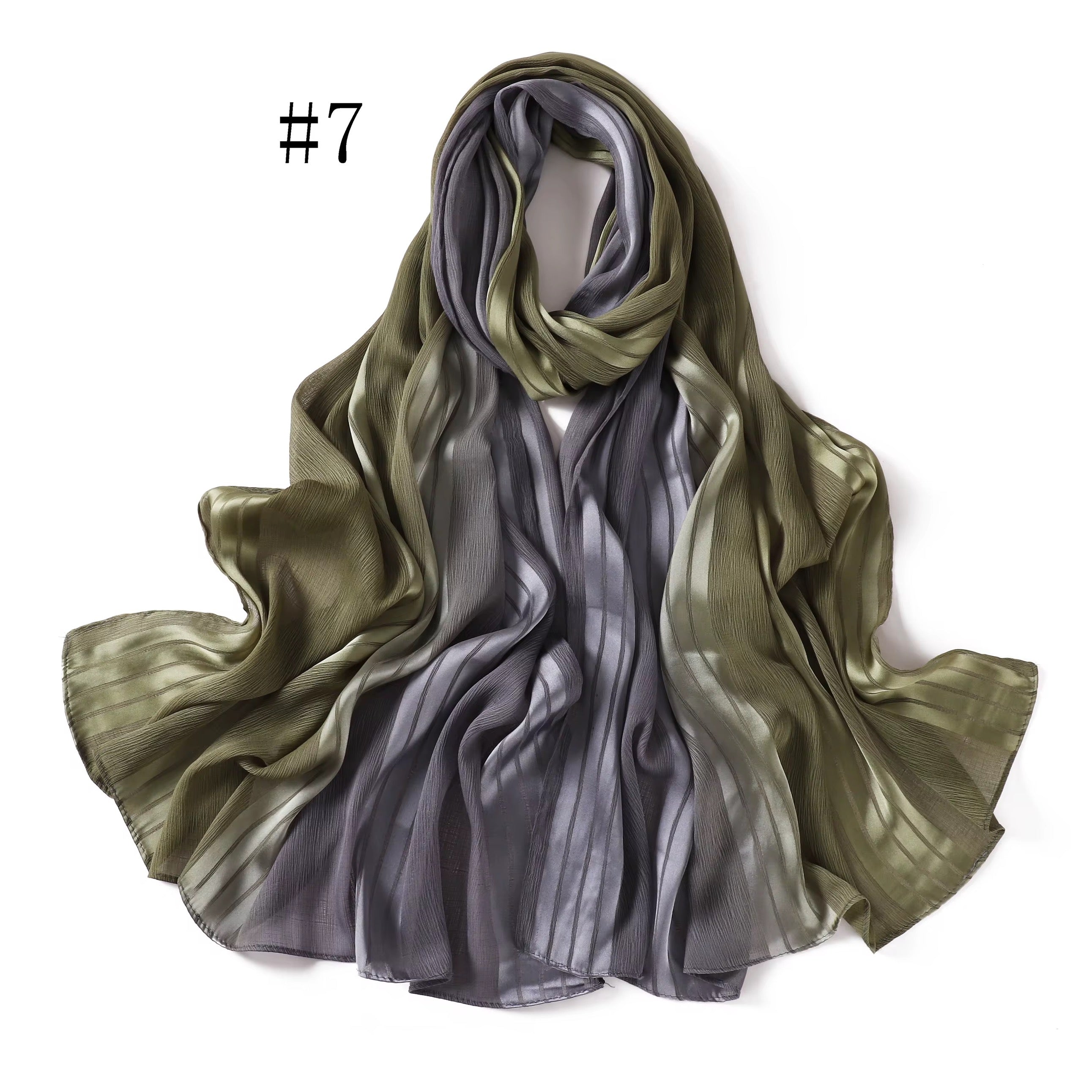 mix of satin and love hijab Kabayare