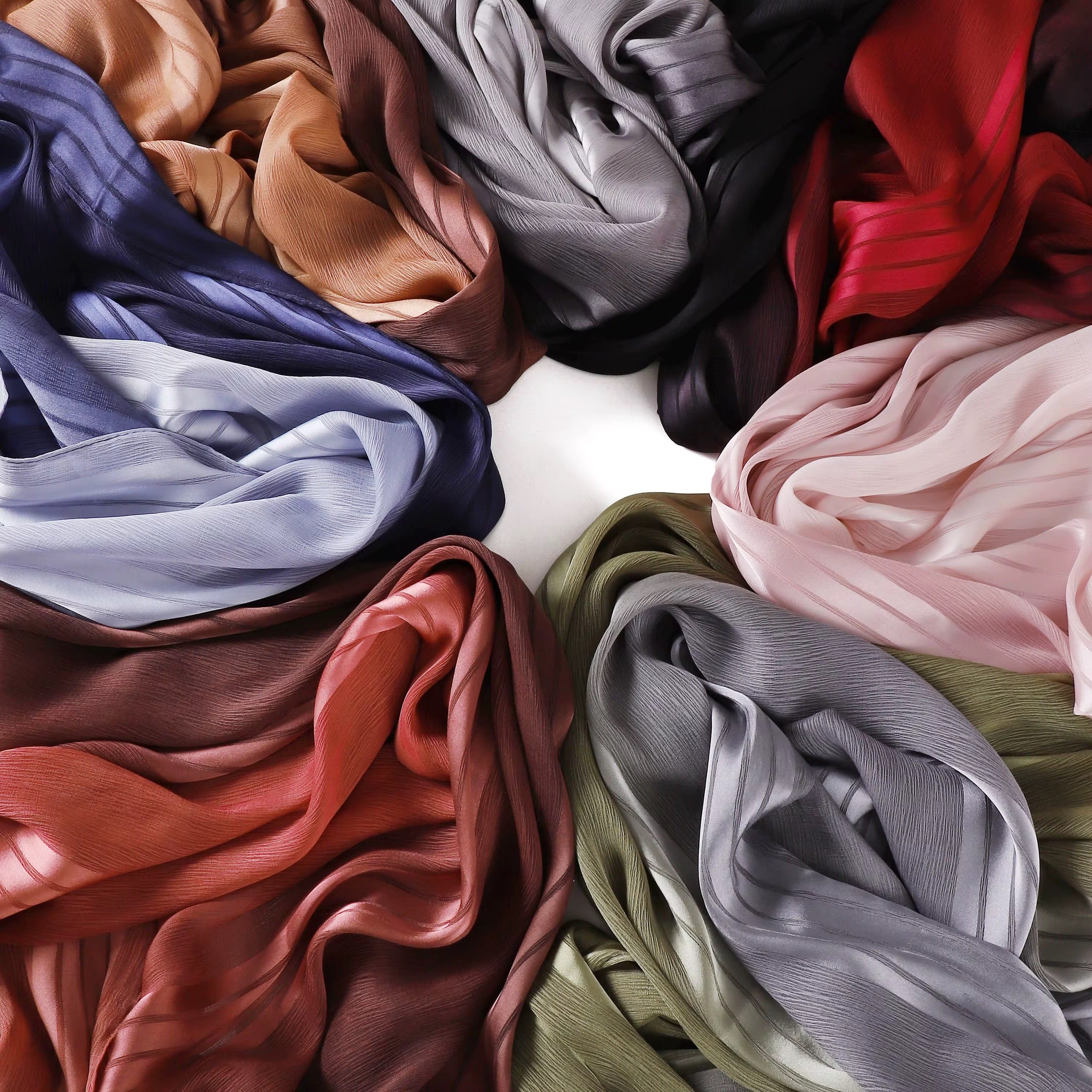 mix of satin and love hijab Kabayare