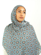 Moroccan art modal print hijab Kabayare